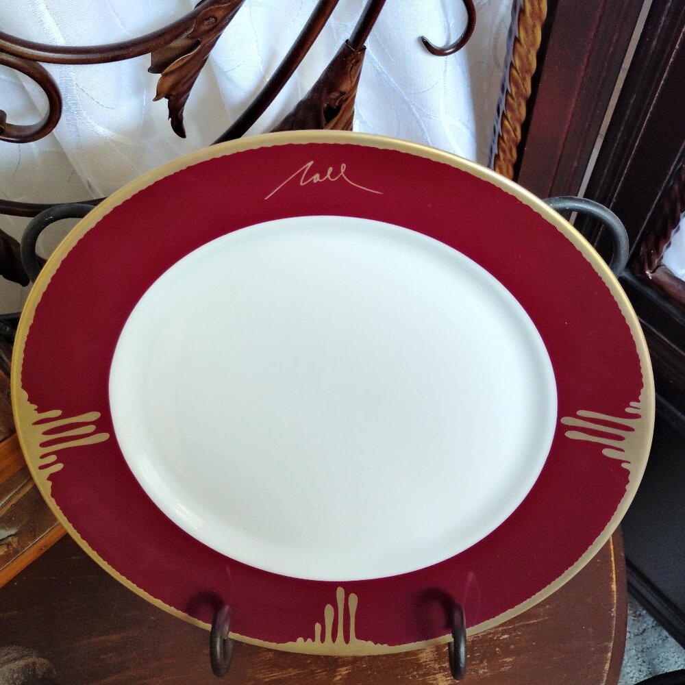 Haviland Limoges Tuscan Roses Dinner Plate NWT